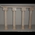 Hot sale natural marble stone roman column for stair balcony fence ornament